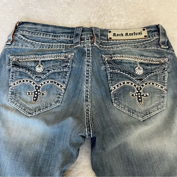 Rock Revival Buckle Sasha Easy Boot Women Jeans size 27 - Picture 4 of 12